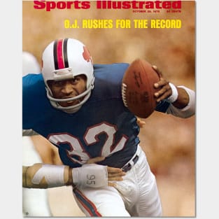 O.J. Simpson Buffalo Sports Illustrated Posters and Art